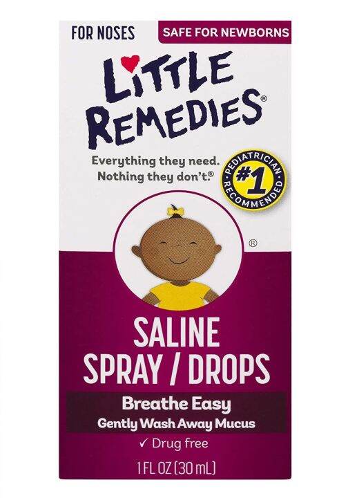 EXPIRY 11/2023 Little Remedies Saline Spray and Drops For All Ages 1 fl oz (1 Count) Lazada PH