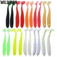 20ชิ้น2กรัม/7.5เซนติเมตร T-Tail Soft PVC เหยื่อตกปลาหนอน10สีเหยื่อว่ายน้ำ (พร้อม)