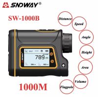 พร้อมส่ง SNDWAY SW-1000B กล้องโทรทรรศน์ Range Finder ระยะทางเมตรกอล์ฟ Rangefinder Monocularระยะทางวัดจอแสดงผล LCD ไม้บรรทัด