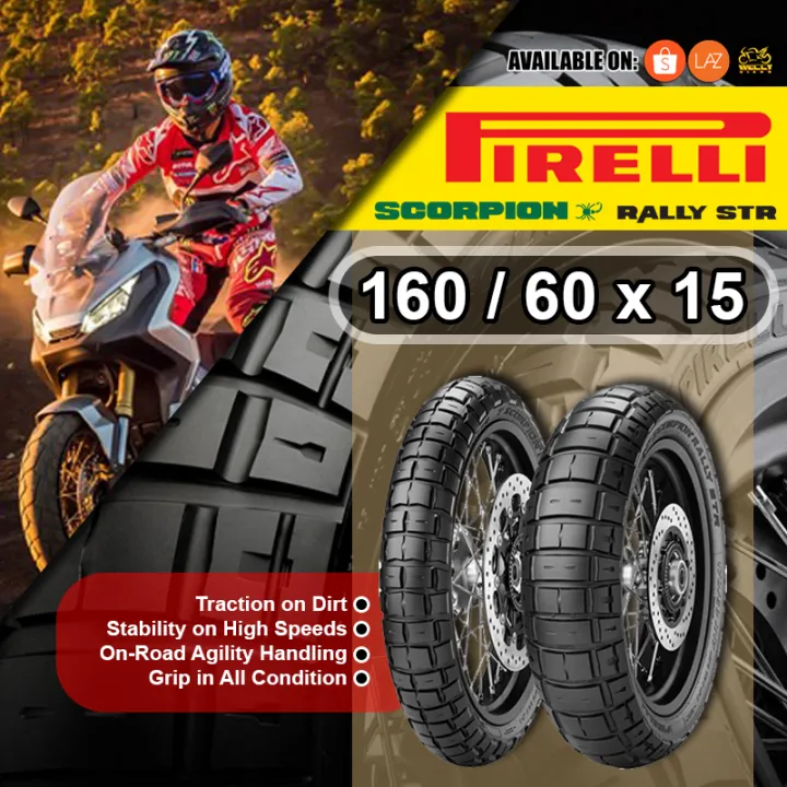 Tayar Tyre Pirelli Scorpion Rally STR 160/60x15 for Honda X Adv X-Adv ...