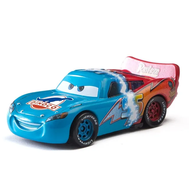 Cars 2 Blue Lightning McQueen and his Friends 1/55 Metal Die Casting Car  Toy for 3 4 5 6 Year Old,in Bulk