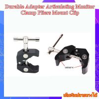 Durable Adapter Articulating Monitor Clamp Pliers Mount Clip with / 1/4 and 3/8 inch