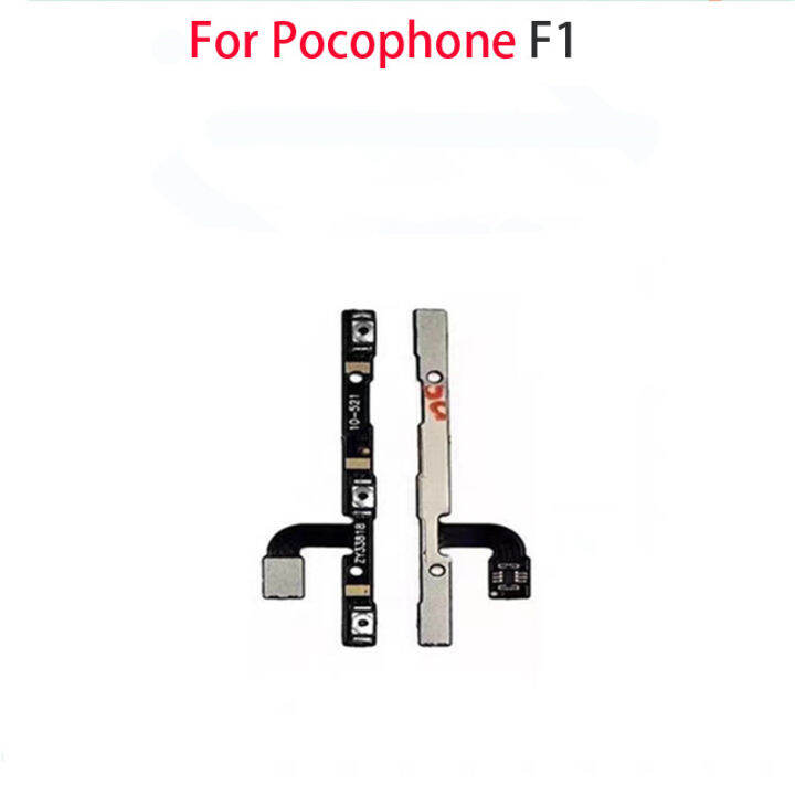 ปุ่มปรับระดับเสียงปุ่มเปิดปิดสายยืดหยุ่นสำหรับ-xiaomi-pocophone-poco-f1อะไหล่สายเคเบิลเฟล็กซ์