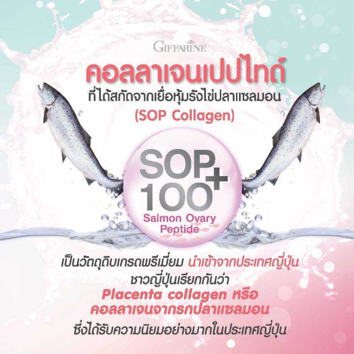 คอลลาเจนเปปไทด์-5000mg-giffarine-คอลลาเจนปลาแซลมอน-จากญี่ปุ่น