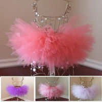 Cute Fluffy Baby Girls First Birthday Costume Handmade Tutu Skirt Novelty Party decorations kids girl Dance Ballet Skirt