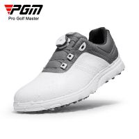 PGM New Golf Shoes Mens Knobs, Laces, Sports Shoes, Waterproof Shoes, Anti slip Studs, Summer Sports Mens Shoes