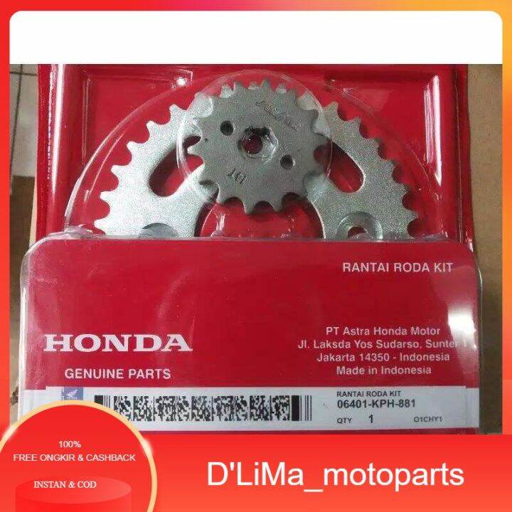 Gear set paket honda karisma/Supra x 125KPH Lazada Indonesia