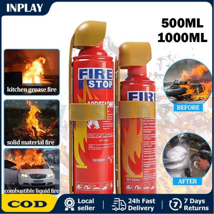 Car Fire Extinguisher Portable Car Mini Fire Extinguisher with Bracket