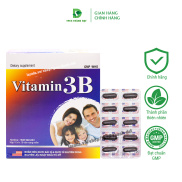 Viên uống Vitamin 3B bổ sung vitamin B1 B6 B12 giúp bồi bổ sức khỏe