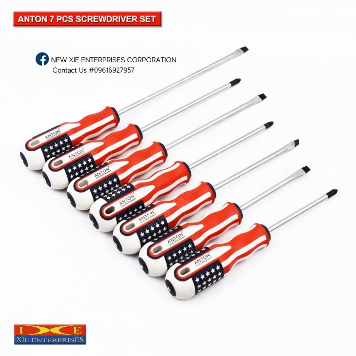 ANTON Tools Senior Screwdriver Set Series 7 Pcs Din Germany /Hand Tool