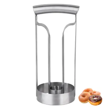 Donut Cutter, Stainless Steel Round Doughnut Cutter With Handle Grip,  Professional Dough Baking Cutting Tools, Donuts Cutter / Biscuit Cutter / Cookie  Cutter, Baking Tools, Kitchen Gadgets, Kitchen Accessories - Temu