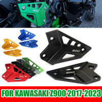 ชุดที่พักเท้าแผ่นรองส้นเท้าด้านหลังอุปกรณ์ปกป้องป้องกันสำหรับ KAWASAKI Z900 Z 900 2017 - 2023 2022 2021 2020อุปกรณ์มอเตอร์ไซค์