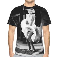 พิมพ์ M Arilyn Monroe เสื้อยืดฤดูร้อนผู้ใหญ่แขนสั้นสันทนาการเสื้อยืดลำลองสุภาพสตรีหญิงเสื้อยืดผู้หญิงผู้ชายเสื้อผ้า