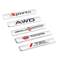 สติกเกอร์รถ AWD Sport VIP ร่มตกแต่งท้ายรถยนต์สติกเกอร์ป้ายด้านข้างสำหรับ Toyota TRD Camry Corolla RAV4 Highlander Land Cruiser Vios Avanza Rush Calya Innona Fortuner Hilux CH-R Yaris Wigo Prius