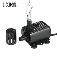 Decdealพิเศษที่เงียบสงบมินิDC12V 10วัตต์Brushlessปั๊มน้ำที่มี5.5*2.1มิลลิเมตรหญิงกันน้ำพิพิธภัณฑ์สัตว์น้ำน้ำพุหมุนเวียน400L/Hลิฟท์400เซนติเมตร