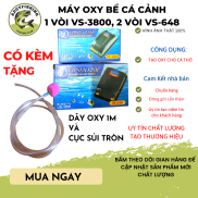 Máy Sủi Oxy Mini 1 và 2 Vòi - Máy Sủi Oxi VIPSUN Mã VS-648- Mã VS-3800