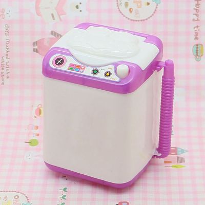 MW ร้านไทย 🇹🇭 เครื่องซักผ้า ขนาดเล็ก สําหรับบ้านตุ๊กตา อุปกรณ์เสริม เครื่องซักผ้าเล็ก เครื่องซักผ้ามินิ อุปกรณ์บ้านตุ๊กตา ของเล่น (พร้อมส่ง) 7.7
