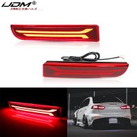 iJDM 3D Optic LED Bumper Reflector Lights For Mitsubishi Lancer Evo X Outlander Tail/Brake Rear Fog Lamps and Turn Signal Light Bulbs  LEDs HIDs