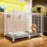 [COD] Dog cage and medium-sized dog indoor with toilet separation Pomeranian pet kennel fence