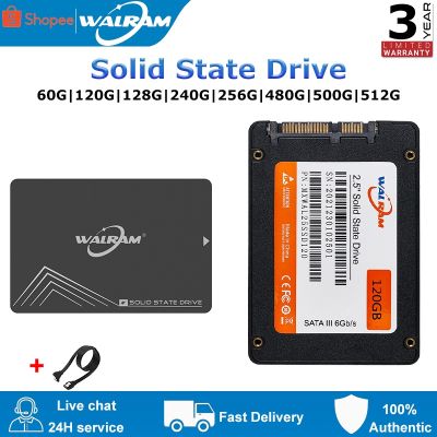 Walram 60GB Solid State Drive SATA3 สล็อต 128GB 240GB 120GB 256GB 480GB 512GB HDD 2.5 นิ้วฮาร์ดไดรฟ์ SSD สำหรับ External SSD 500gb สำหรับแล็ปท็อป 120gb ssd สำหรับ PC