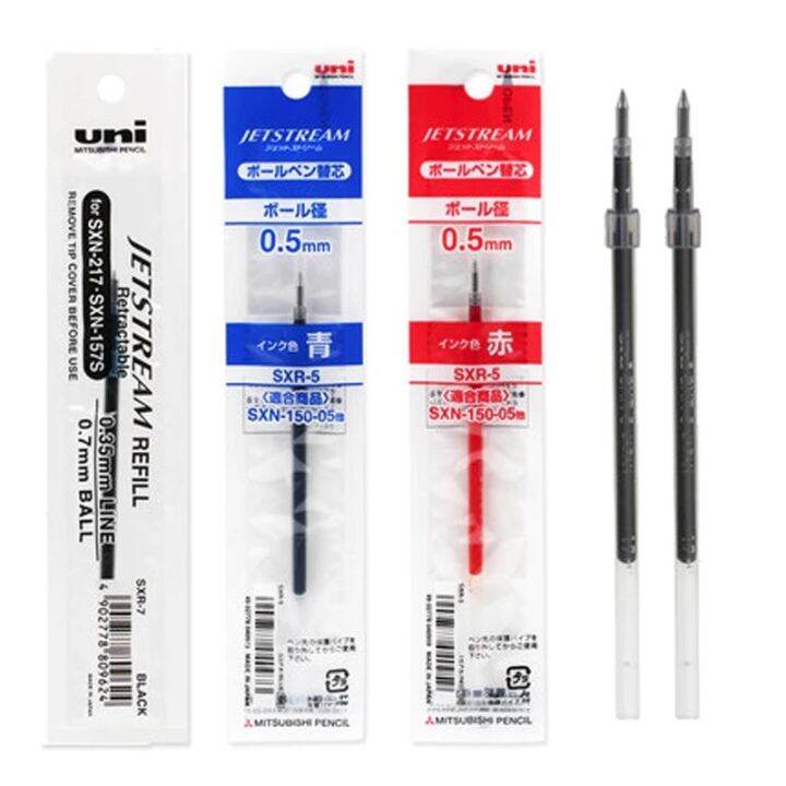 UNI Japan Jetstream Ballpen Refill SXR 0.38/ 0.5/ 0.7/ 1.0mm Lazada PH