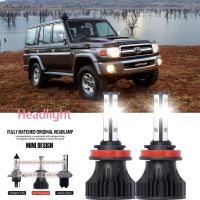 หลอดไฟหน้ารถยนต์ LED LAI 40w 6000k สีขาว สําหรับ Toyota Land Cruiser 200 J2 2010-2023 2PCS