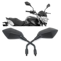 ♘Kaca Spion Motor Z650กระจกสำหรับคาวาซากิด้านข้างอเนกประสงค์ขนาด8 10มม. Z800 Z750 Z900 Z1000 Suzuki GSX150 Bandit Gsr 600 700