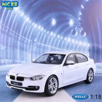 WELLY 1:18 BMW 335i sedan High Simulation Metal Car Classic Alloy Model Toy Cars for Children Gifts Collection B560