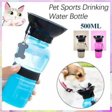 New Portable Pet Water Bottle Sports Squeezed Dog Water Cup Cat Water  Dispenser Pet Accompanying Cup for Travel Dog Water Bottle