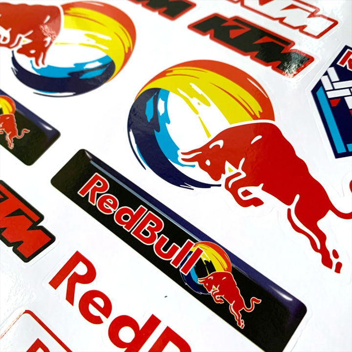 motorcycle-red-bull-stickers-bicycle-helmet-waterproof-decals-ktm-stickers-a4-size-nylon-keychain-for-yamaha-honda-kawasaki