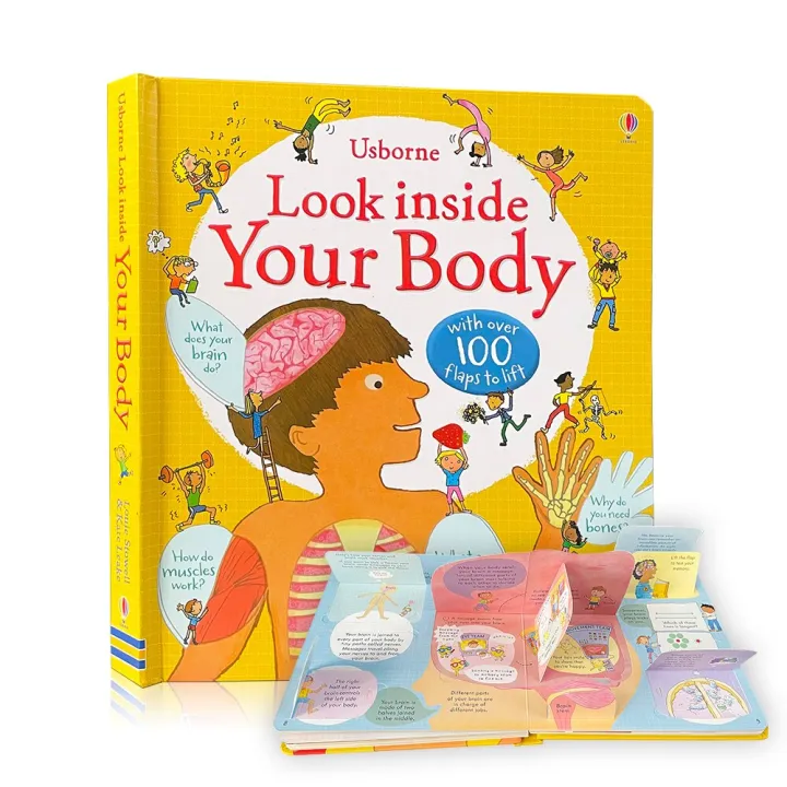 Usborne Books Look Inside Your Body English Picture Book Cardboard