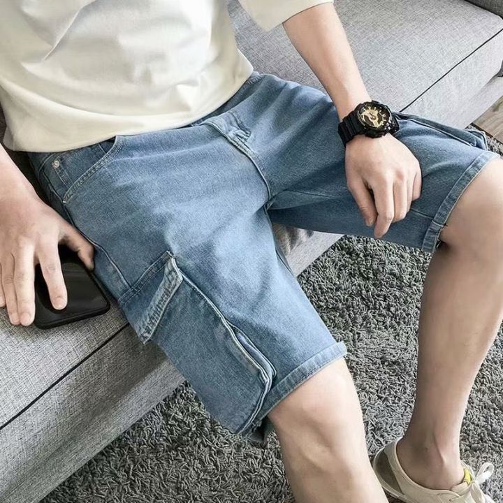 2022-new-style-denim-shorts-mens-five-point-pants-loose-overalls-cool-korean-style-trendy-versatile-multi-pocket-light-color-5