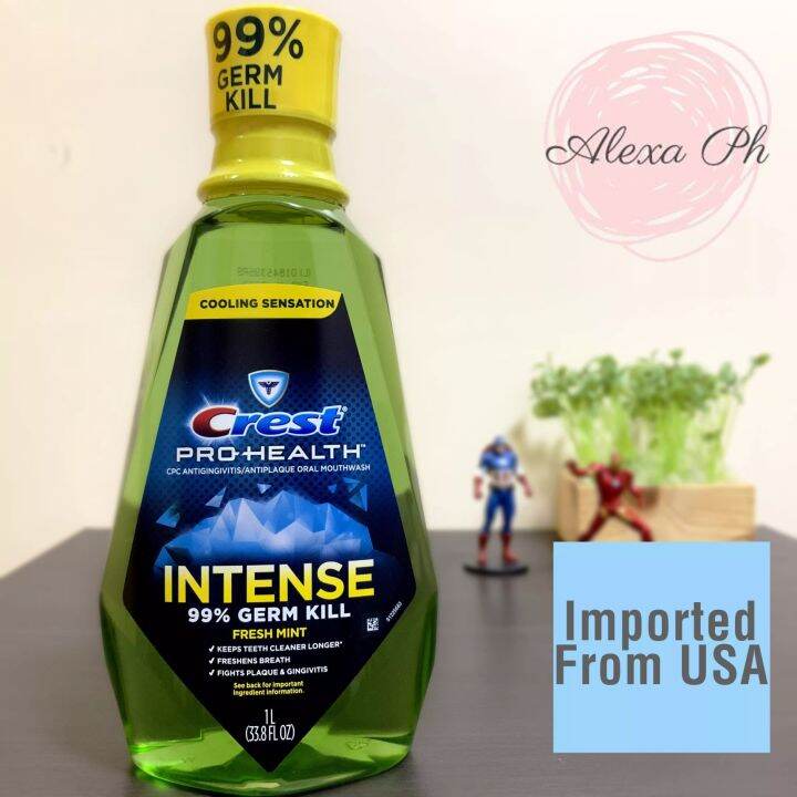 ***FLASH SALE*** Crest ProHealth, Intense Mouthwash (Fresh Mint) (1 L