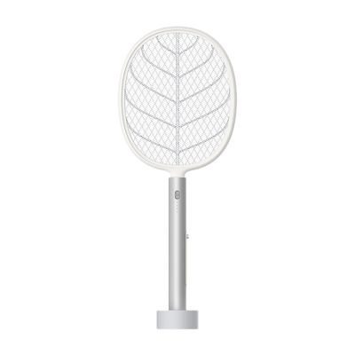 Handheld Rechargeable Tennis Racket Electric Fly Swatter Mosquito Lamp Bug Safety Mesh Cordless Tray for Summer