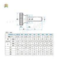 New Product 10Pcs/Lot M2 M2.5 M3 Stainless Steel Thumb Screw With Collar Round Head With Knurling Manual Adjustment Screws Bolt GB834