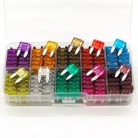 New mini 240pcs Auto Automotive Car Boat Truck Blade Fuse Box Assortment 3A 5A 7.5A 10A 15A 20A 25A 30A 35A 40A Fuses Accessories