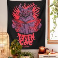 【CW】◆✵  Totem Tapestry Wall Hanging Witchcraft Divination Baphomet Occult Coven