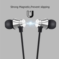 NOKEVAL Magnetic Wireless Bluetooth Earphone Stereo Sports Waterproof Earbuds Wireless in-ear Headset