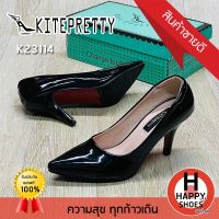 CODSDFGERTYTRRT ?ส่งเร็ว?ส่งด่วนจ้า ✨มาใหม่จ้า?รองเท้าส้นสูงหญิง KITEPRETTY รุ่น K23114 ส้น 3.5 นิ้ว The charm is you สวย สวมใส่สบาย ทรง