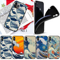 30TEE Japanese wave art อ่อนนุ่ม High Quality ซิลิโคน TPU Phone เคสโทรศัพท์ ปก หรับ iPhone 7 8 11 12 13 14 Pro XS Max SE X XR Plus SE