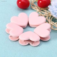 ❦ 5Pcs Heart Shape Bulldog Grip Clips Food Bag Sealing Clamp Paper File Ticket Binder Photo Organizer Kitchen Office School Supply