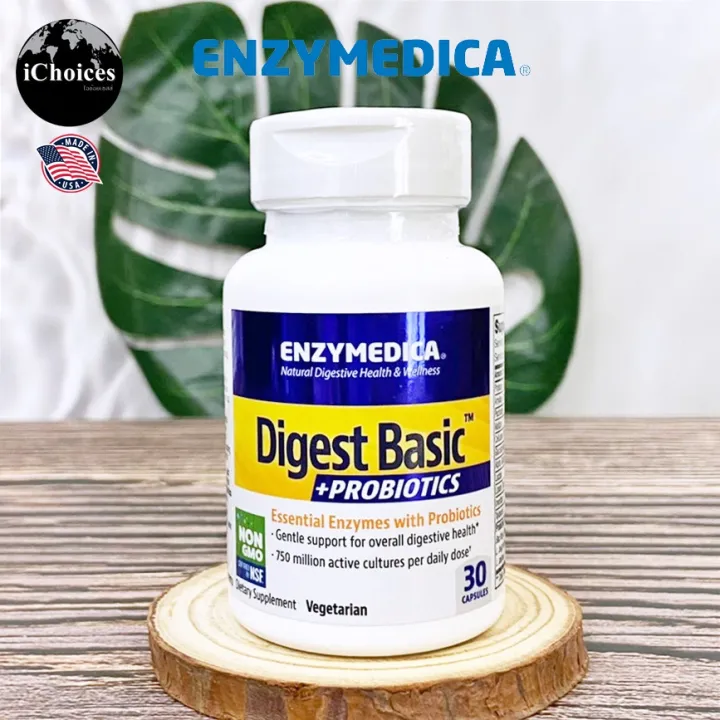 [Enzymedica] Digest Basic + Probiotics เอนไซม์ย่อยอาหาร + โปรไบโอติก ...