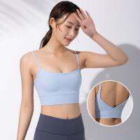 ผู้หญิงโยคะกีฬา Gym การฝึกอบรม Backless Active Tops สำหรับหญิง Jogging Fitness Gym เสื้อผ้าไม่มีรอยต่อ s หญิง Underwear