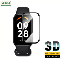 Migeet ฟิล์มเซรามิกโค้ง3D 2ชิ้นสำหรับ Redmi Smart Band ฟิล์มกันรอย Xiaomi Redmi ปกป้องหน้าจอสำหรับ2ชิ้น