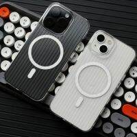 เคสโทรศัพท์อะคริลิคแข็งลายทางใสสำหรับ Iphone 14 13 Pro Max