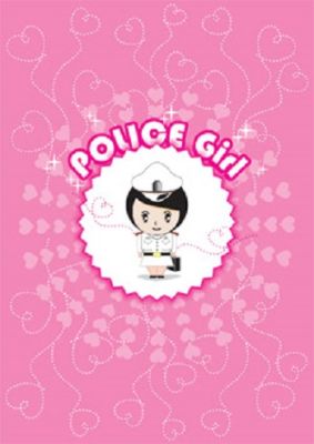 สมุดจด Police Girl เนื้อในตีเส้น