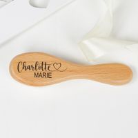 ☒ Custom Baby Gift Girls Personalized Wooden Baby Hair Brush Custom Baby Brush Baby Shower Gift Hairbrush Kids