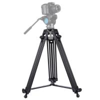 PULUZ Professional Heavy Duty Camcorder ขาตั้งกล้องอลูมิเนียมอัลลอยด์