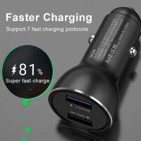 Longshengshangmao QC 3.0ที่ชาร์จสำหรับรถชาร์จแบบเร็วสำหรับ FCP P30 P20 Mate 10 Plus 6 5 Super 2 USB C