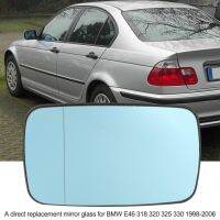 อะไหล่รถ BMW E46สีน้ำเงินด้านขวาซ้ายกระจกมองหลังอุ่นกระจกรถยนต์51168250438 1คู่